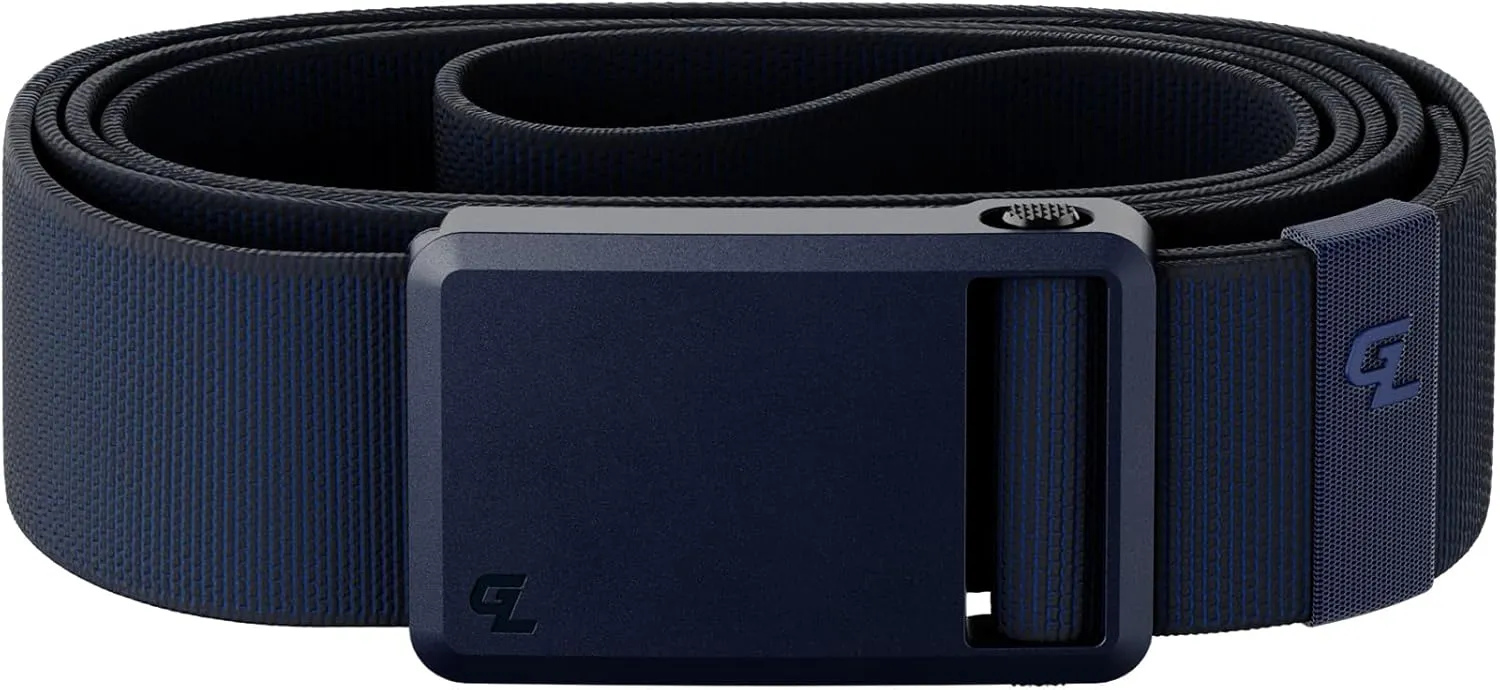 Groove Life Groove Belt Ultra - Men's Stretch Nylon Belt with Magnetic Polymer Buckle, Lightweight, Machine Washable