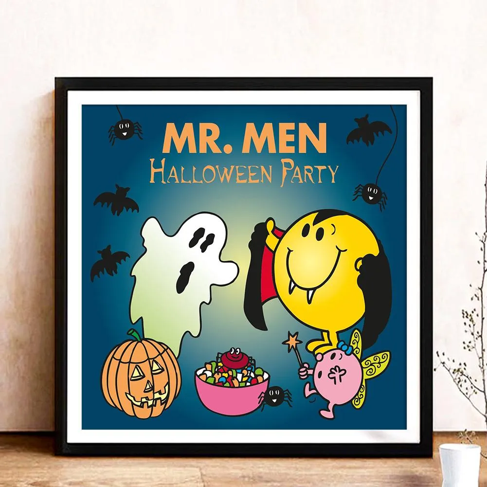 Halloween Series Ornaments  - Full Round Diamond - 30x30CM