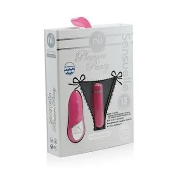 Nu Sensuelle 15 Function Remote Control Pleasure Panty with Waterproof Vibrator