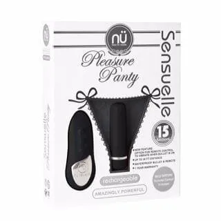 Nu Sensuelle 15 Function Remote Control Pleasure Panty with Waterproof Vibrator