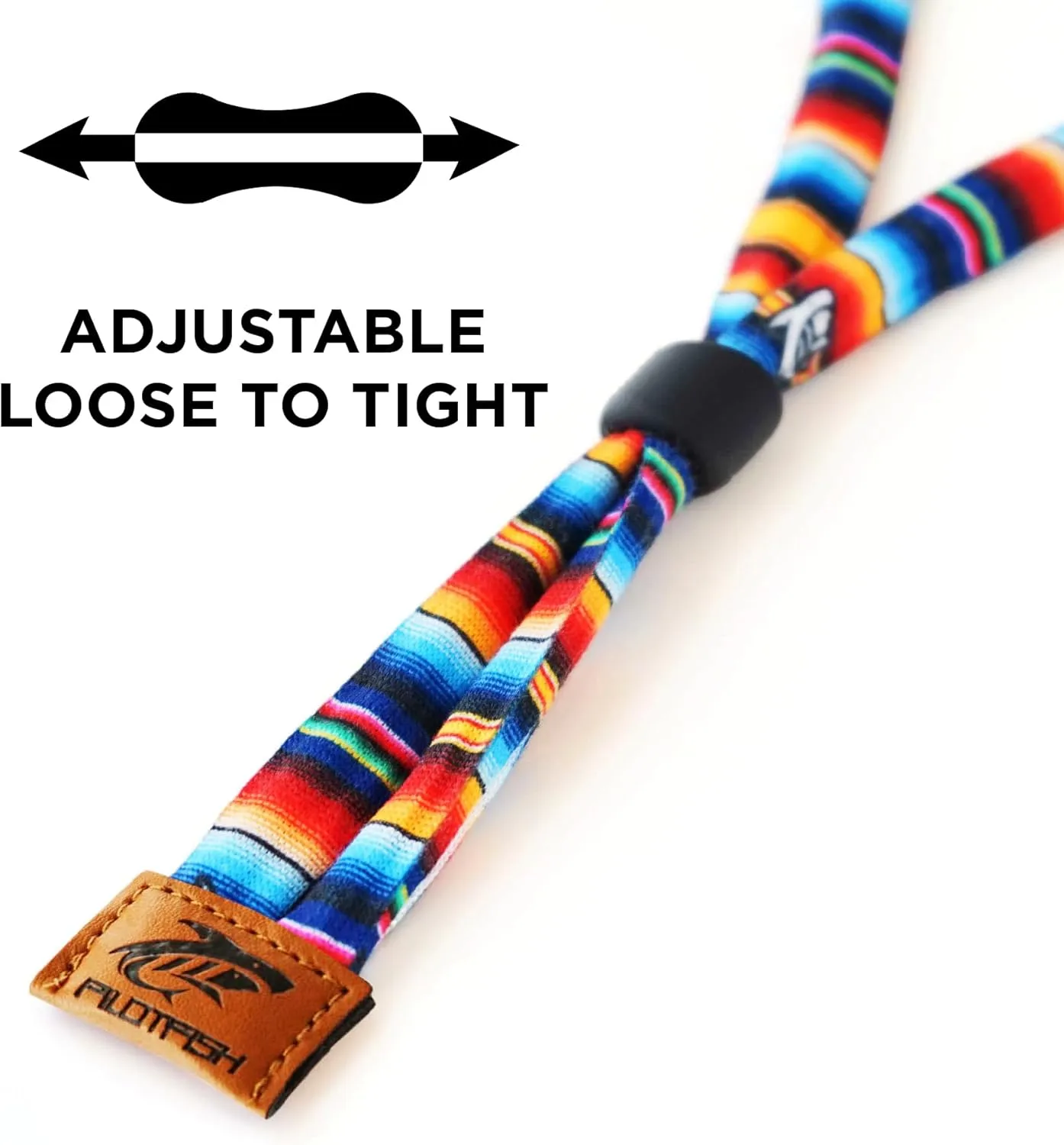 Pilotfish Premium Cotton Eyewear Retainer Sunglass Strap - Multiple Design Options - Soft & Durable Sunglass Holder